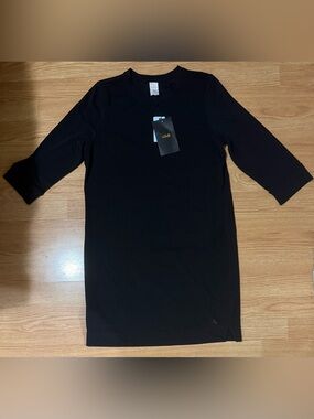 Lole Dynamic Dress 1/4 sleeve Merino Blend - Women’s S (black) NWT